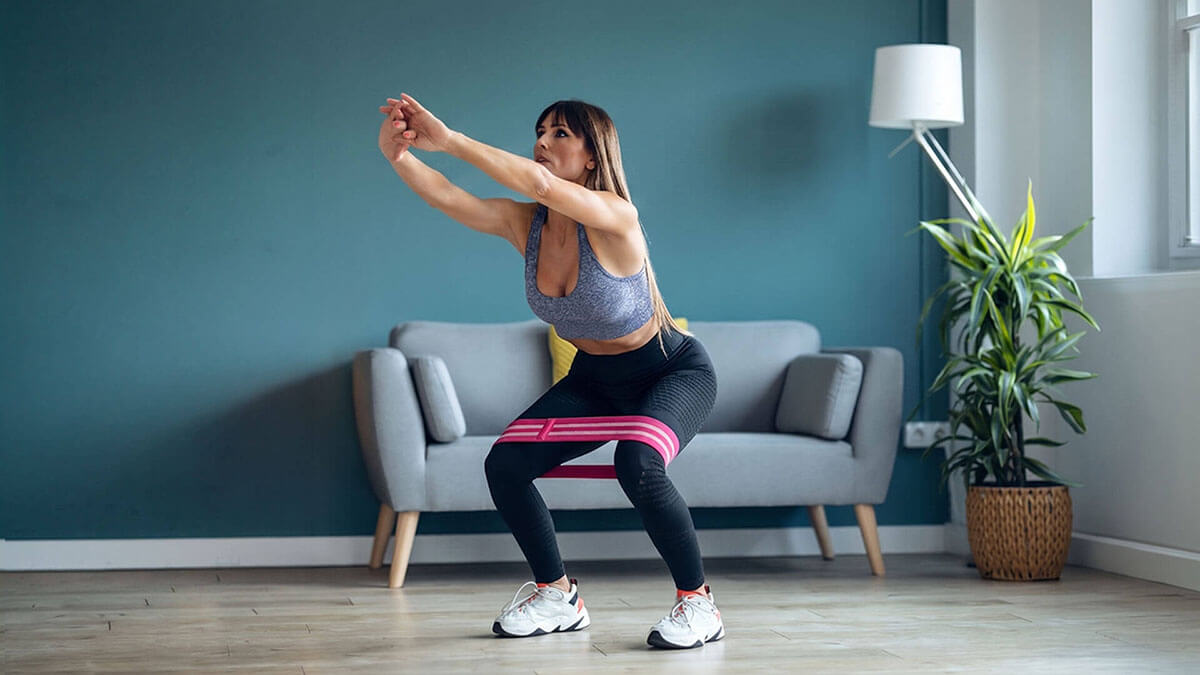 Trainer recording a workout on a phone — raw, unedited footage.