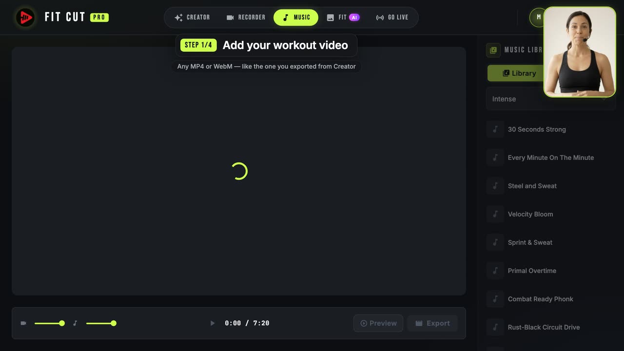 How to Add Music to a Workout Video — Fit Cut Pro