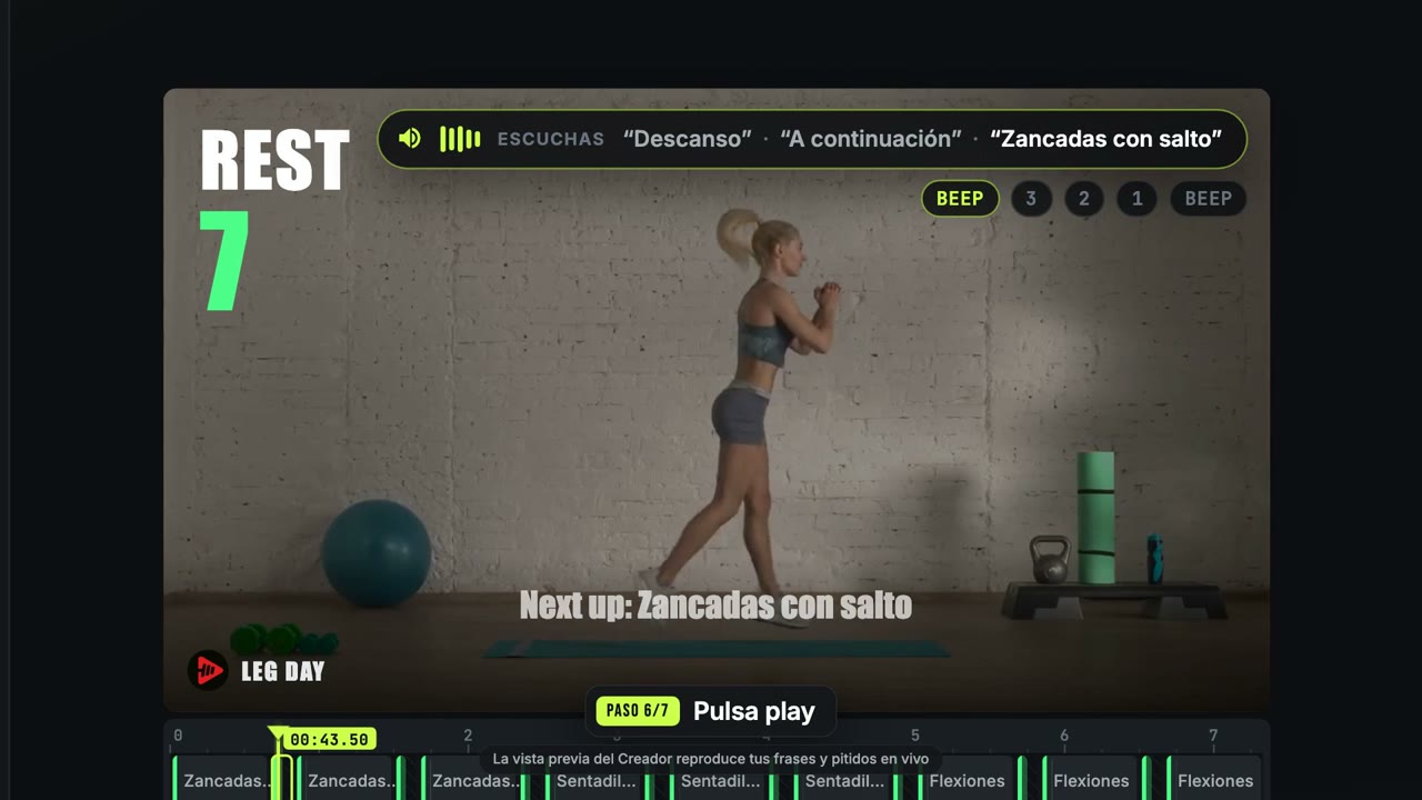 Cómo añadir voz a tus vídeos de entrenamiento, con tu propia voz — Fit Cut Pro tutorial