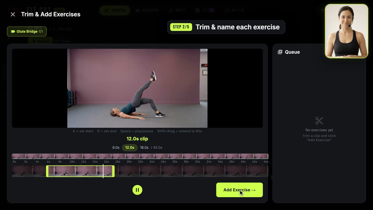 How to Build Your Exercise Clip Library — Fit Cut Pro